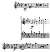 Thema's uit de opening van Bruckner's Vijfde Symfonie